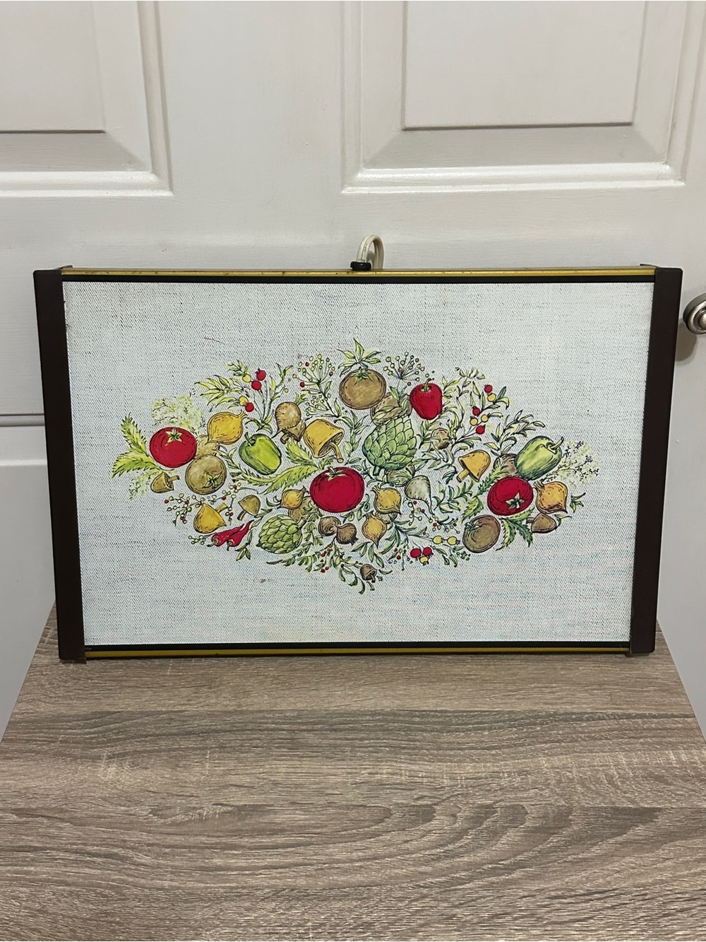 Vintage Warm O Tray Electric Food Warming Model #60 Spice of Life Pattern WORKS